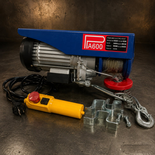 Tời Điện Treo PA600 220V Lõi Đồng, Móc Đôi 600Kg, Cáp 12M – ảnh 2