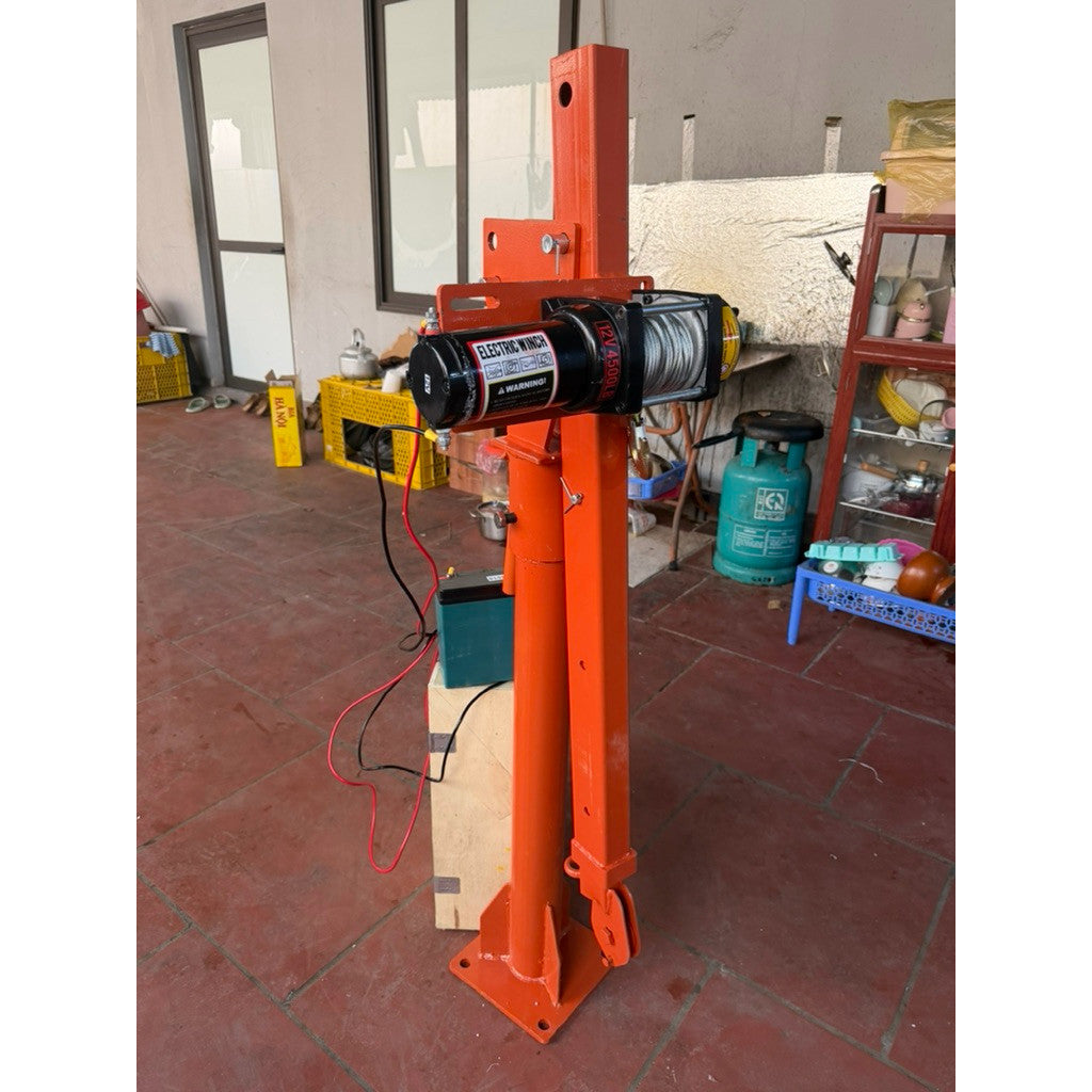 Khung Cẩu Xoay 360 Độ Gắn Ô Tô 500Kg, Dùng Kèm Máy Tời - Techcore Việt Nam