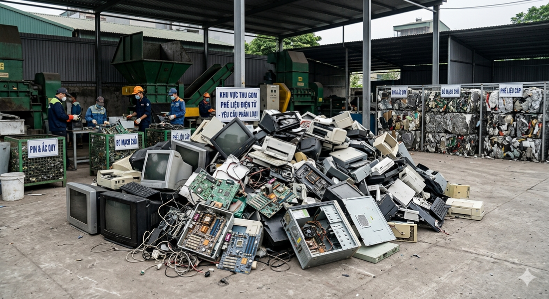 Phế Liệu Điện Tử Là Gì? Bí Quyết Phân Loại Để Bán Giá Cao Ngất Ngưởng