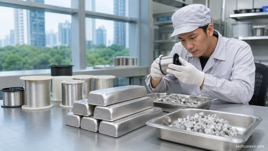bán thiếc hàn phế liệu theo dạng dây thanh bã kem hàn và thành phần thực tế