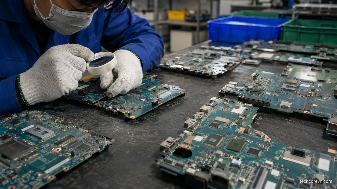 giá bo mạch laptop cũ theo đời máy chipset tình trạng và linh kiện thực tế