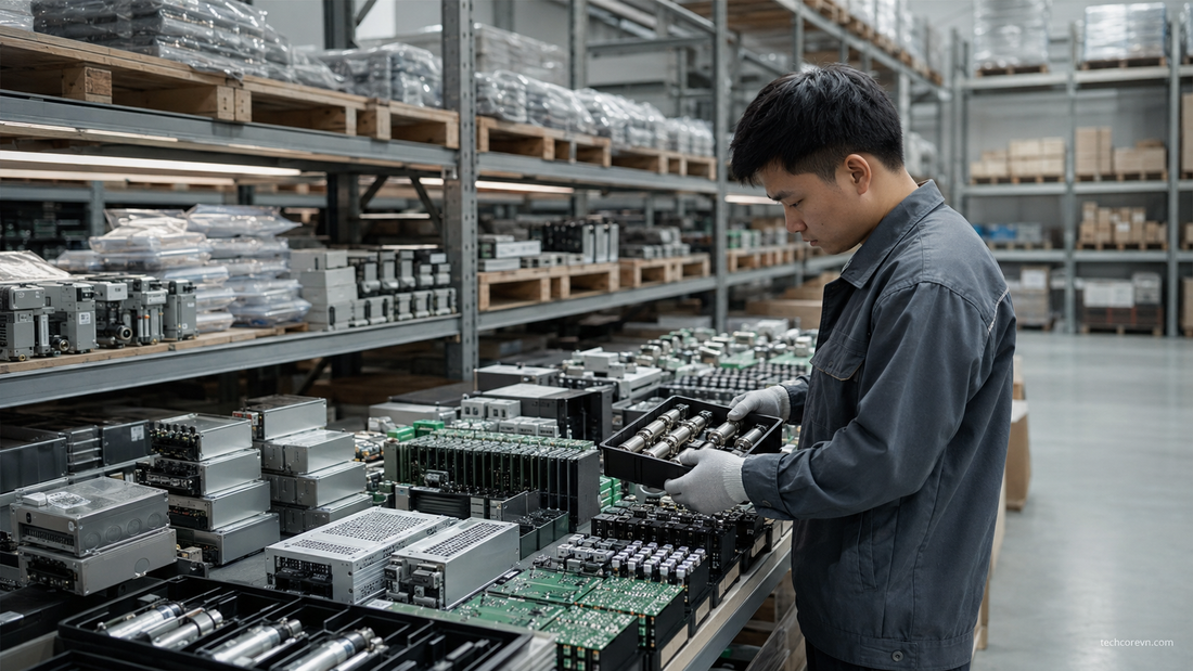 giá hàng tồn kho nhà máy theo danh mục thiết bị và tình trạng thực tế