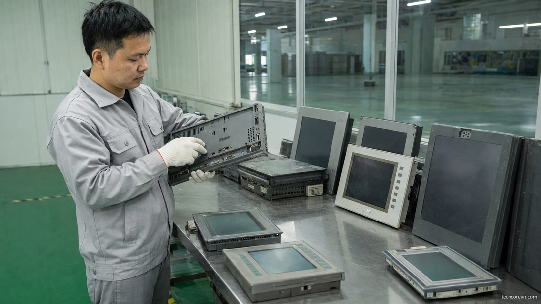 giá HMI cũ theo mã màn hình cổng truyền thông và tình trạng thực tế