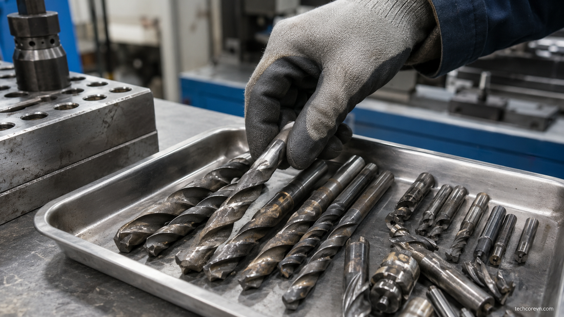 giá mũi khoan carbide cũ hôm nay theo loại nguyên khối và mức mài mòn