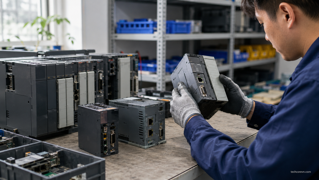 giá PLC cũ hôm nay theo CPU module I O và tình trạng thực tế