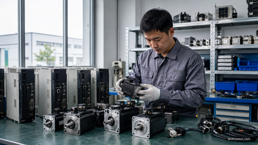 giá Servo cũ theo model công suất tình trạng và phụ kiện thực tế