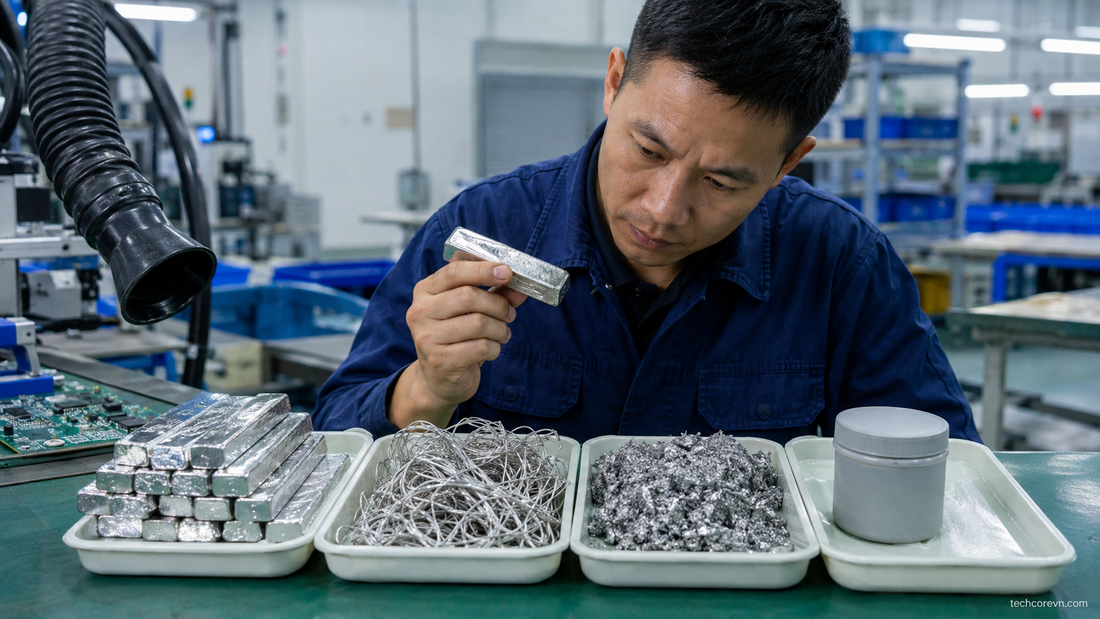 giá thiếc công nghiệp hôm nay theo thiếc hàn bã thiếc và hàng thực tế
