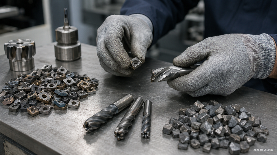 giá Tungsten Carbide phế liệu hôm nay theo mảnh dao và hàng thực tế