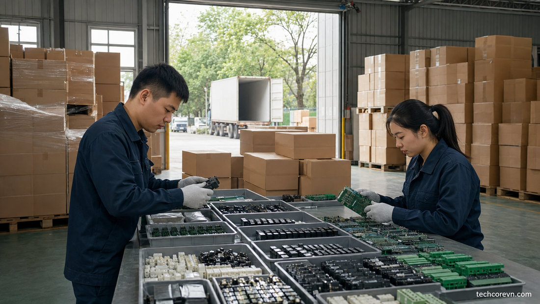 thu mua Linh kiện công nghiệp tồn kho số lượng lớn cho doanh nghiệp theo model tình trạng và lô thực tế