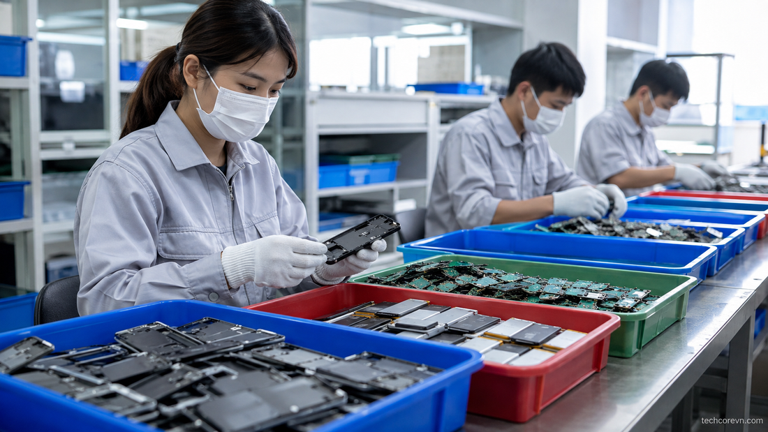 thu mua tận nơi xác điện thoại phế liệu tại Hà Nội và miền Bắc