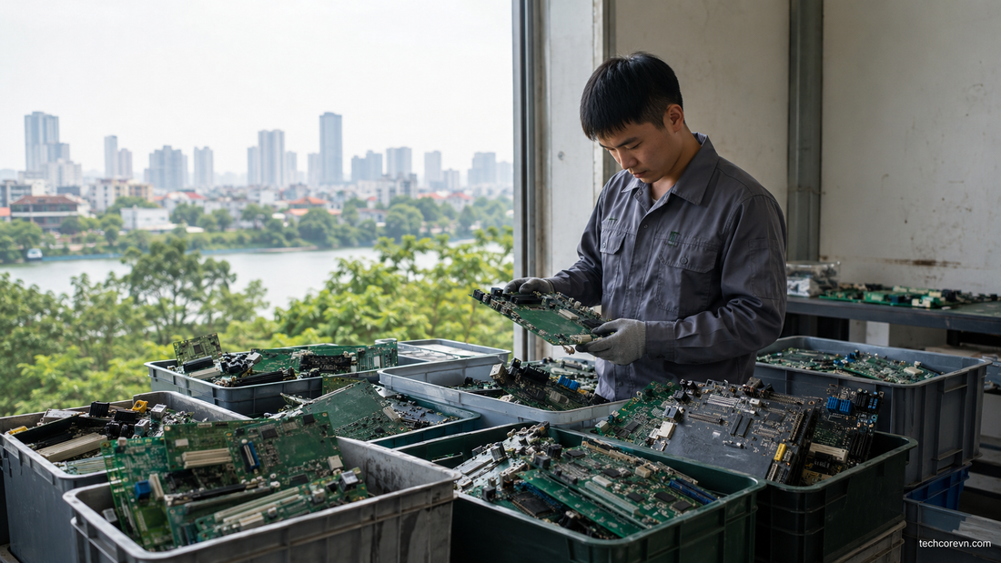 Thu mua PCB phế liệu tại Hà Nội: Hoàng Mai, Long Biên, Hà Đông và Bắc Từ Liêm