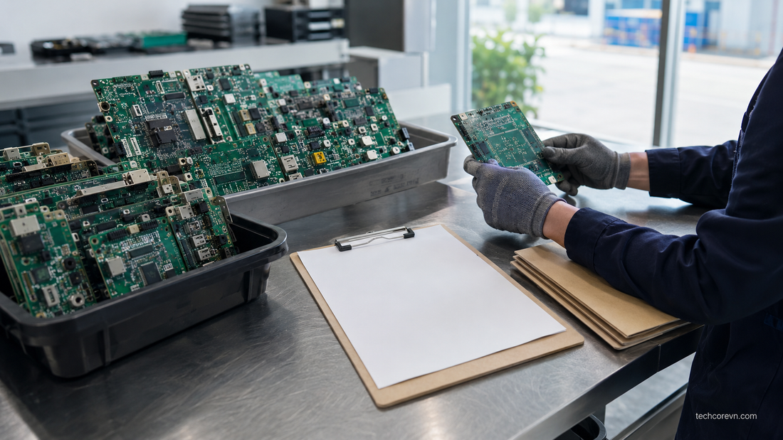 Thu mua PCB phế liệu có hóa đơn VAT và hợp đồng không?