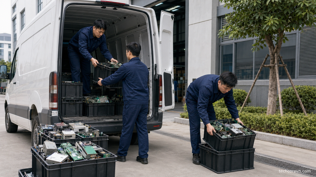 Thu mua phế liệu điện tử tại Hà Nội và miền Bắc