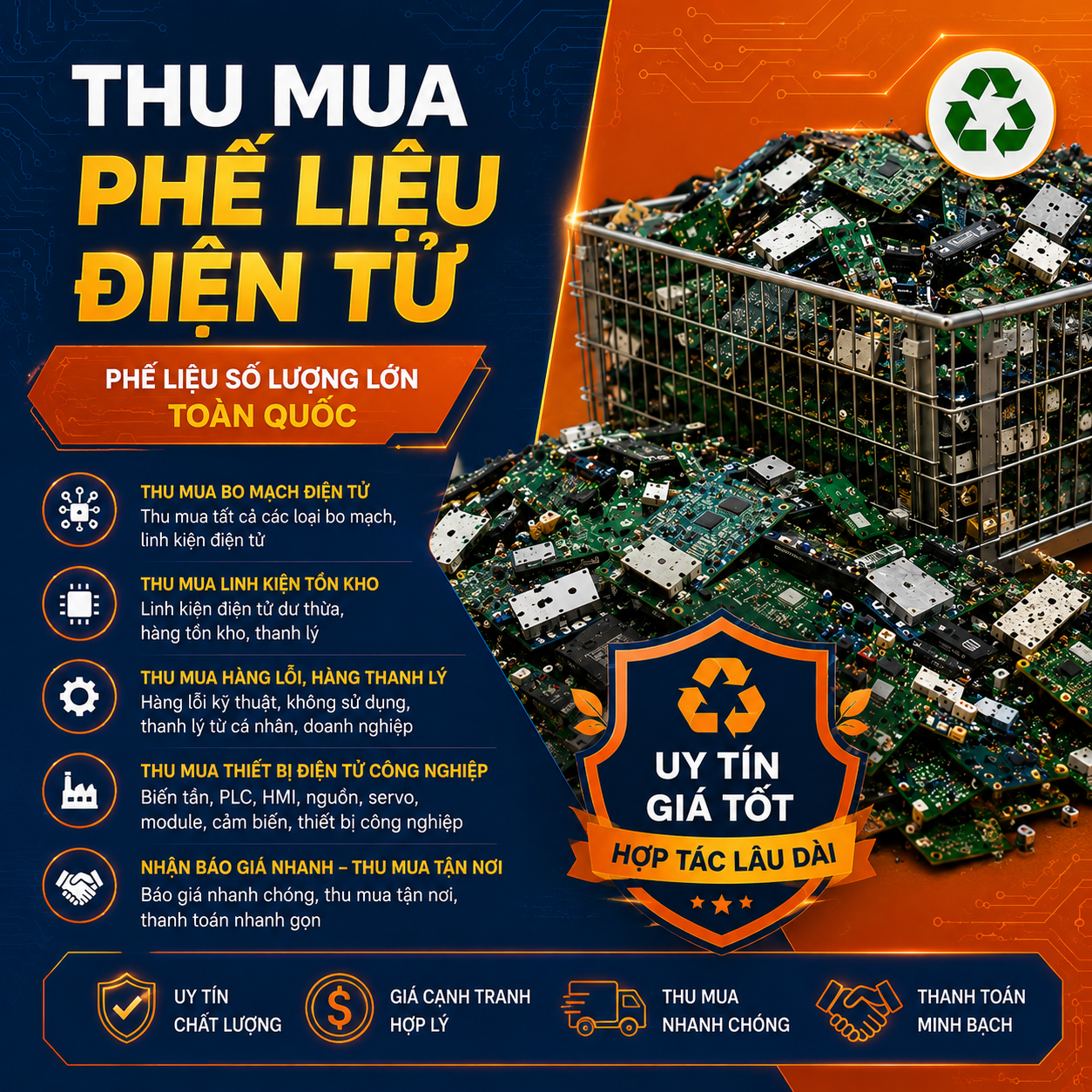 Thu Mua Phế Liệu Điện Tử