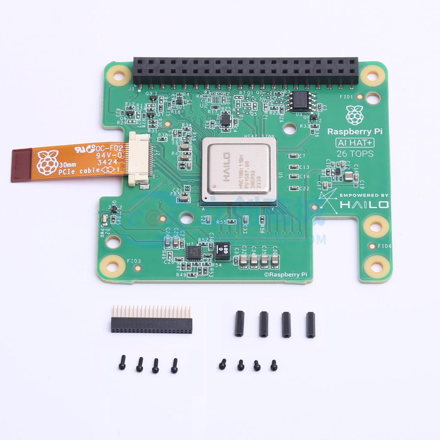 Bo mạch mở rộng Raspberry Pi Al HAT+ 26 TOPS 1 - Techcore Việt Nam