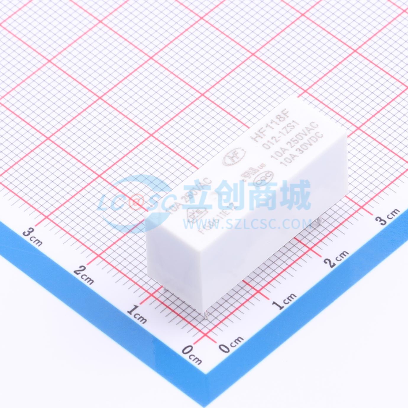 Rơ-le điện tử HF118F/012-1ZS1 HF 12V THT,10.1x28.5mm - Techcore Việt Nam