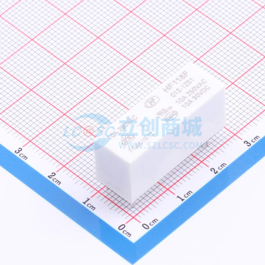 Rơ-le điện tử HF118F/012-1ZS1 HF 12V THT,10.1x28.5mm - Techcore Việt Nam