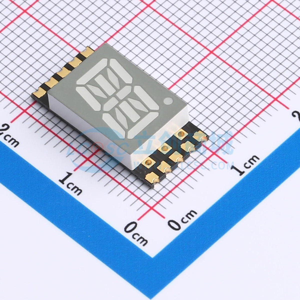 LED 7 đoạn GS4011CW-G Guangcai Display SMD,19x9.3mm Cathode chung - Techcore Việt Nam