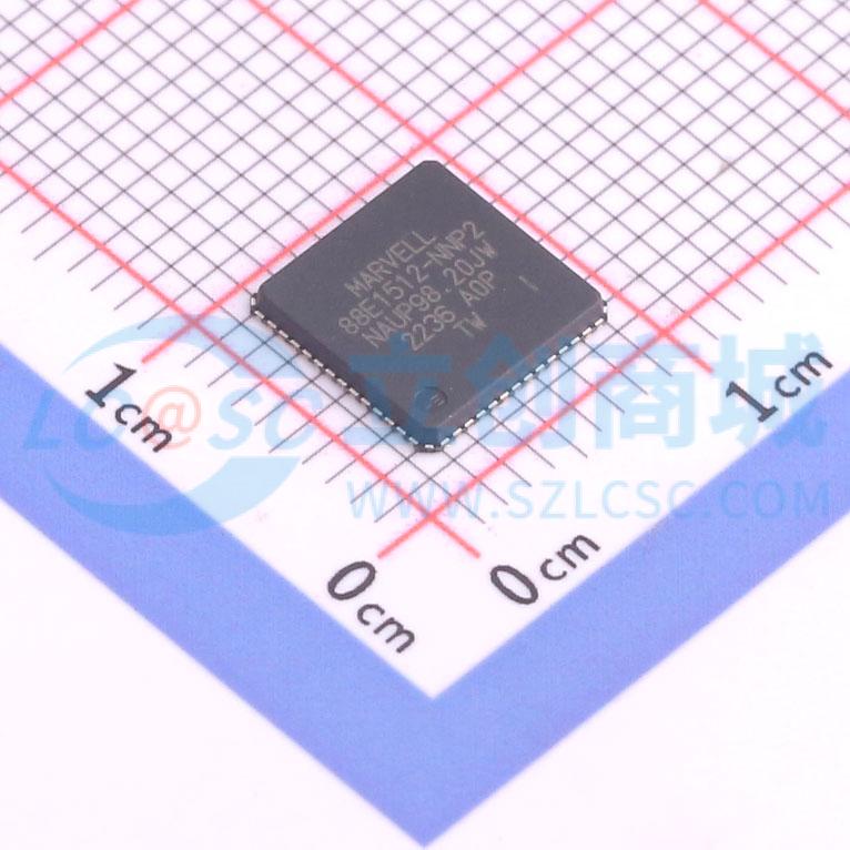 IC giao tiếp 88E1512-A0-NNP2I000 MARVELL QFN-56-EP(8x8) - Techcore Việt Nam