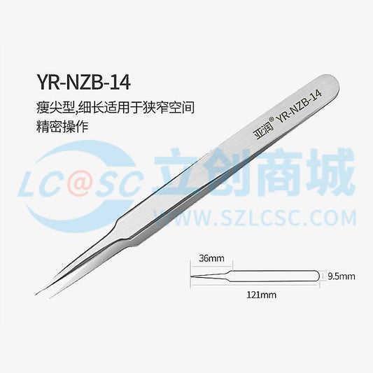 Nhíp Chống Tĩnh Điện ESD YR-NZB-14 YARUN 121x36 121x36x9.5mm - Techcore Việt Nam