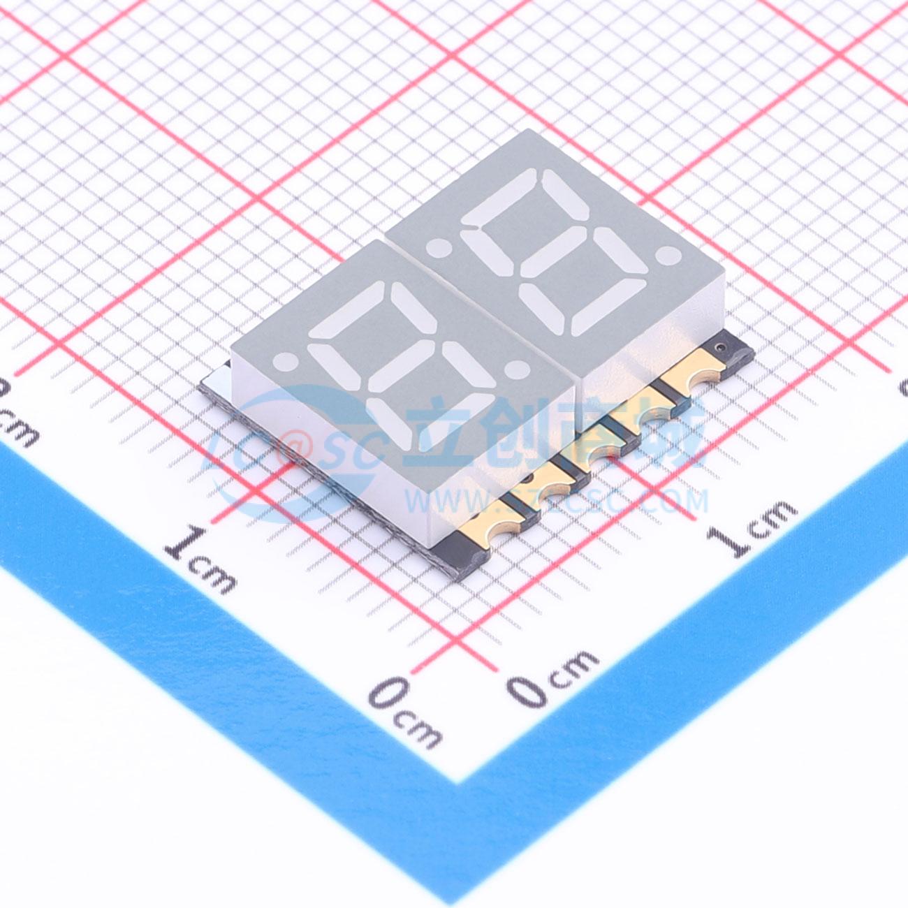 LED 7 đoạn GS2821CPG-G Guangcai Display - Techcore Việt Nam