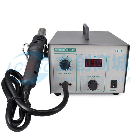 Máy Khò Nhiệt Và Trạm Khò QUICK990AD 420W Chuyên Dùng Sửa Chữa Điện Tử - Techcore Việt Nam