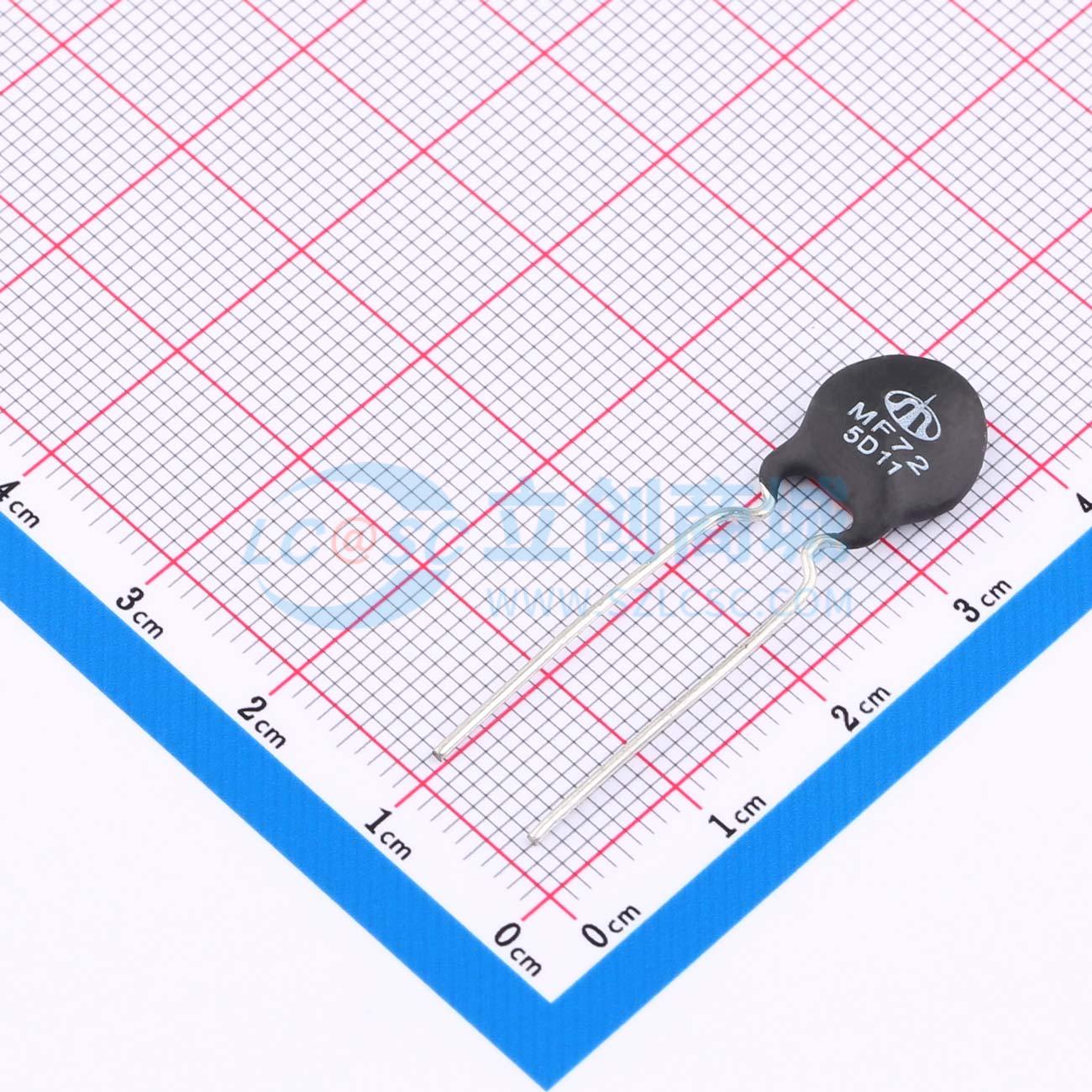 Điện trở nhiệt NTC MF72 5D11 Shiheng Xuyên lỗ, P=7.5mm 5Ω 3W - Techcore Việt Nam