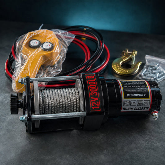 Tời Kéo Ô Tô 12V 3000LBS – Tải Kéo Khoảng 1,3 Tấn – ảnh 2