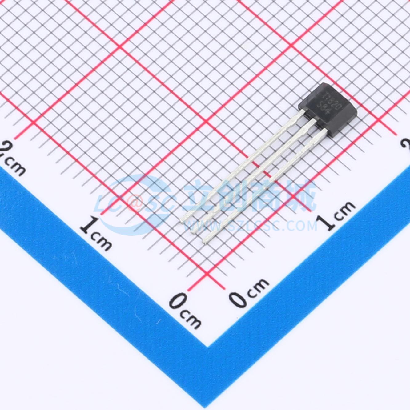 Cảm biến nhiệt độ T1820B Mysentech TO-92S -103°C~+153°C 1.8V~5.5V - Techcore Việt Nam