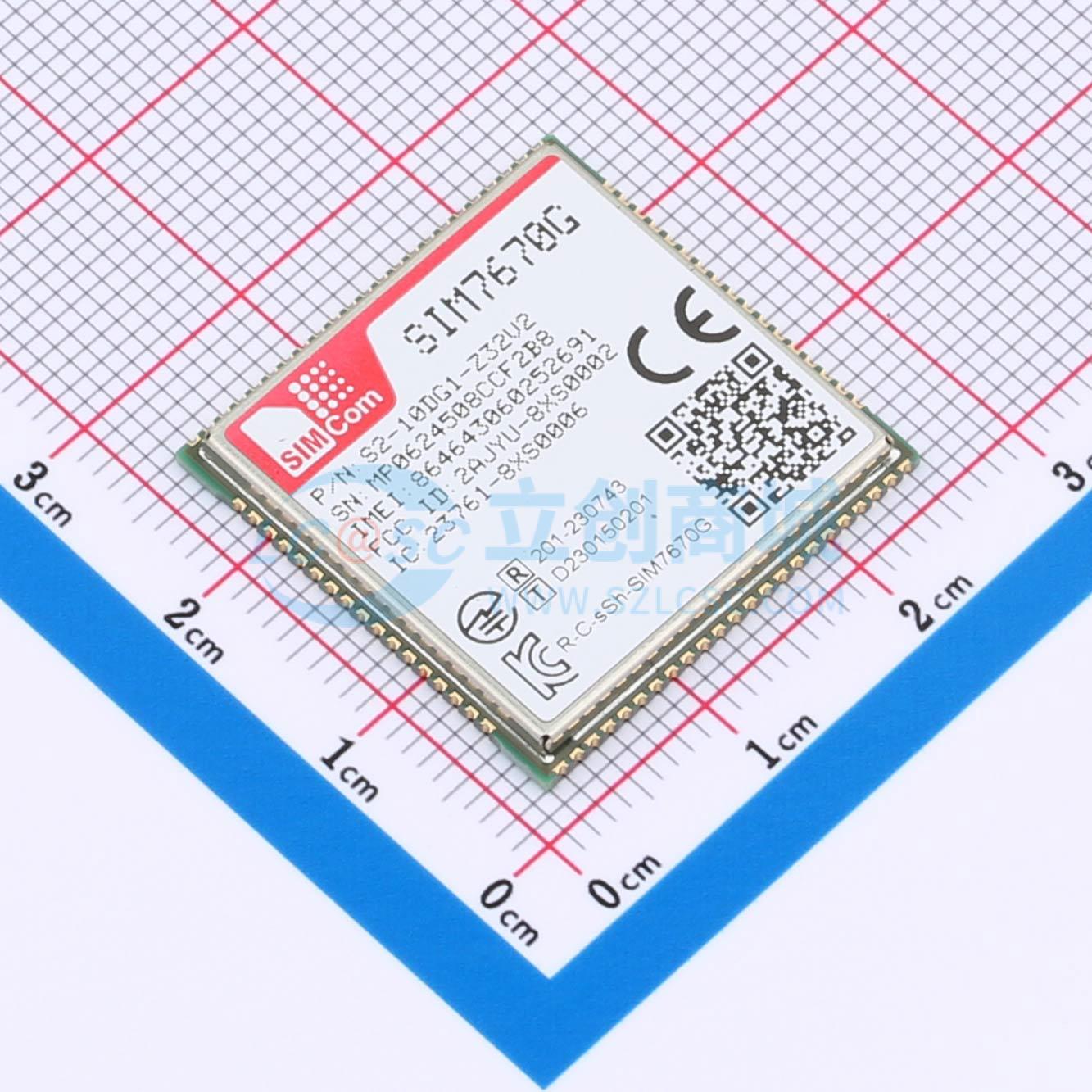 Module Di Động 2G/3G/4G/5G SIM7670G-LNGV SIMCOM SMD 24x24mm SIM7670XQCX216LTE Cat1bis, LTE-FDD/LTE-TDD。10Mbps5Mbps。 - Techcore Việt Nam