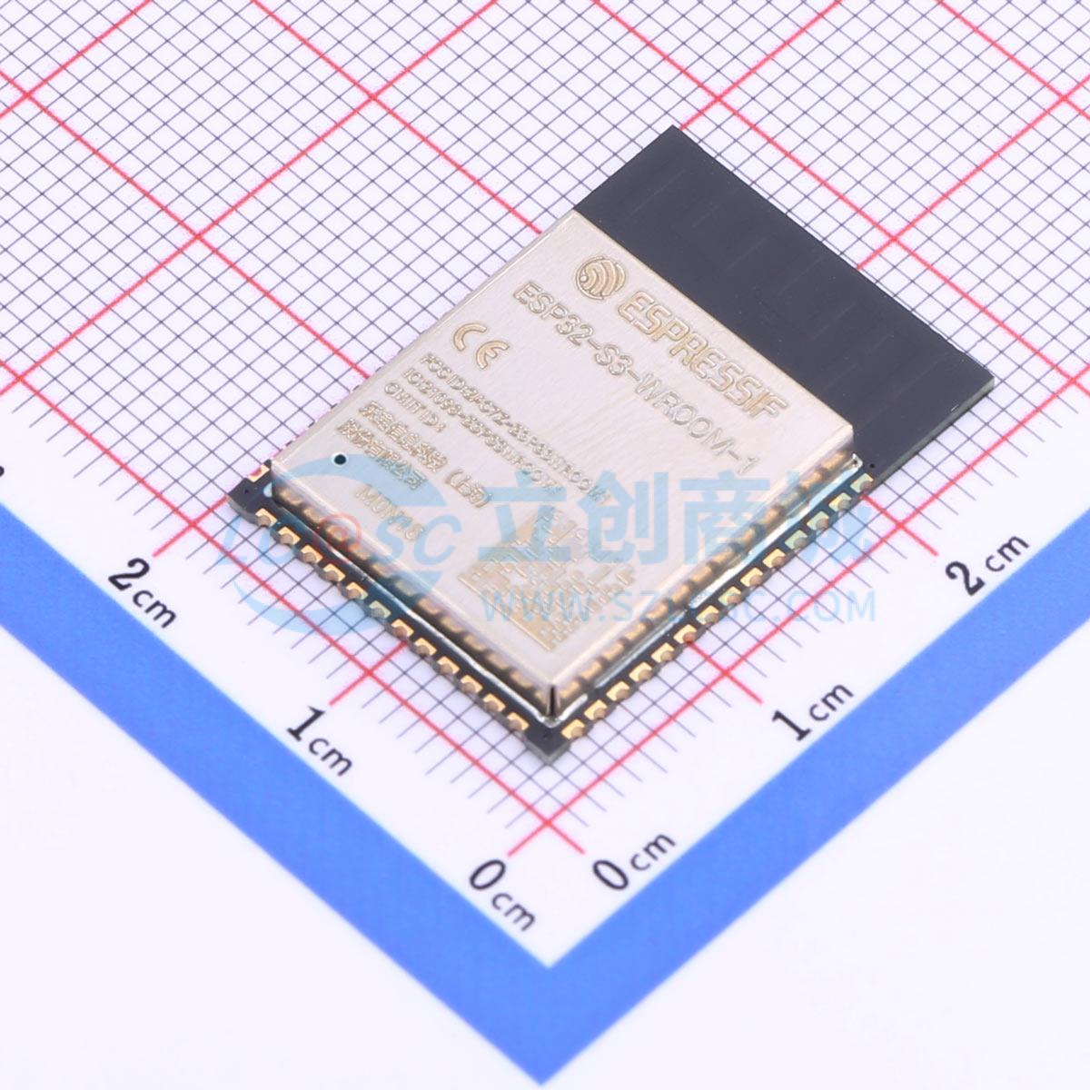 Module WiFi ESP32-S3-WROOM-1-N16 ESPRESSIF SMD 25.5x18mm 2.4GHz - Techcore Việt Nam
