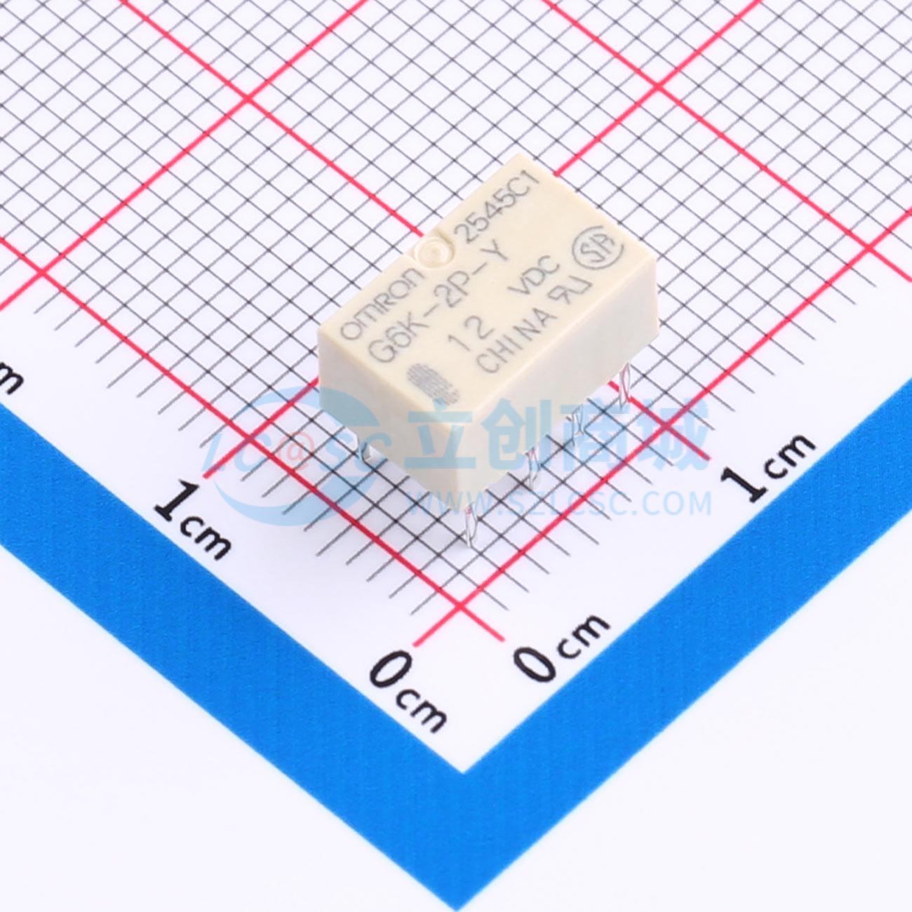 Rơ-le tín hiệu G6K-2P-Y DC12 OMRON DIP,10x6.5mm - Techcore Việt Nam