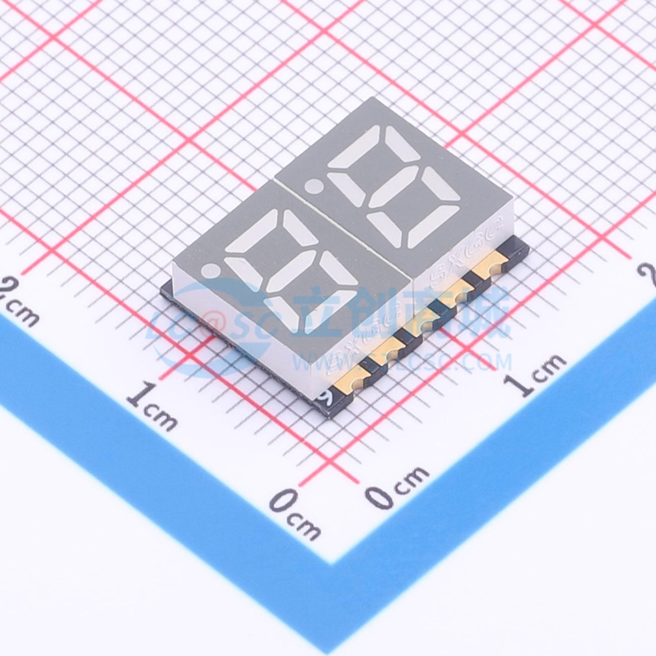 LED 7 đoạn GS2825CB-G Guangcai Display SMD - Techcore Việt Nam