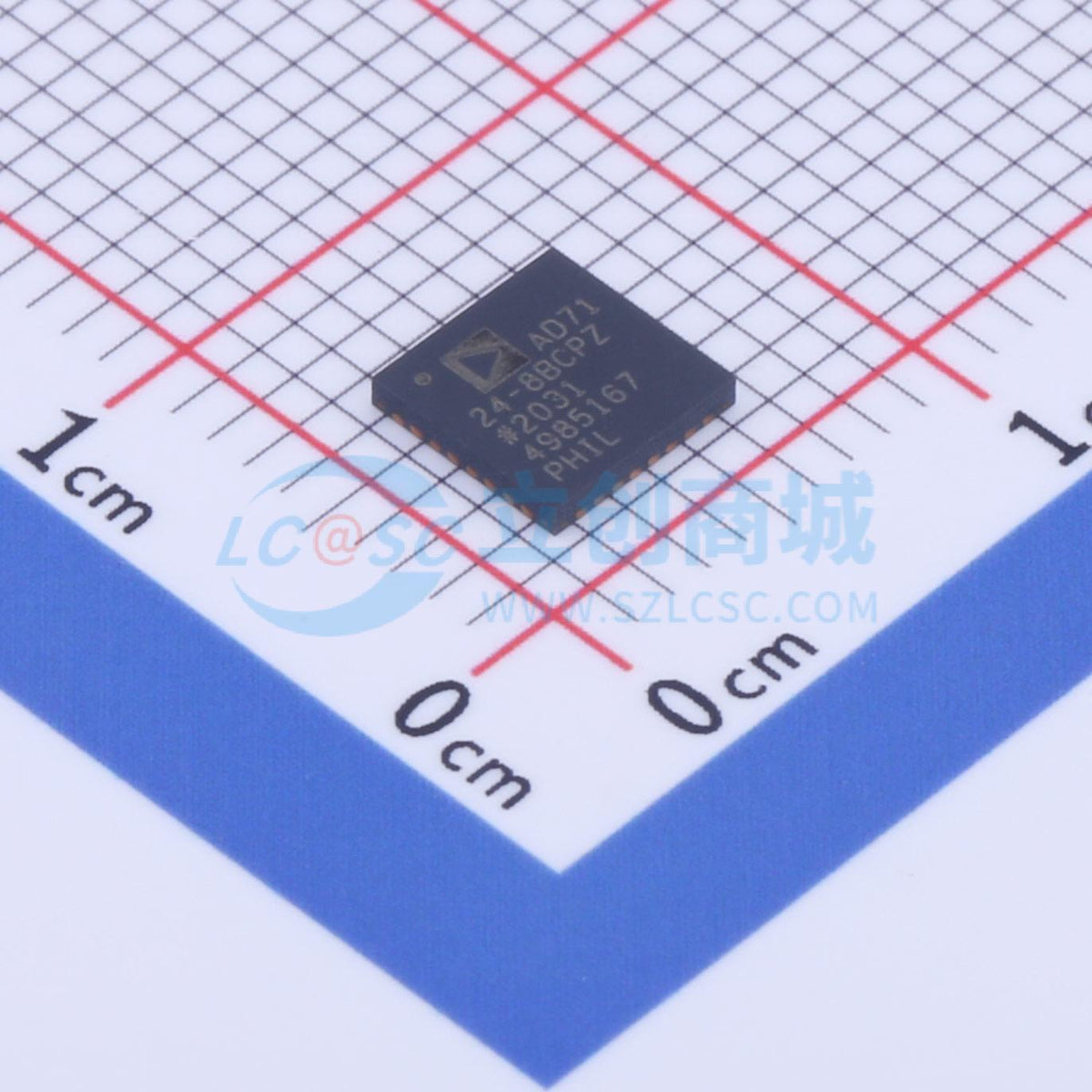 IC ADC AD7124-8BCPZ-RL7 LFCSP-32(5x5) - Techcore Việt Nam