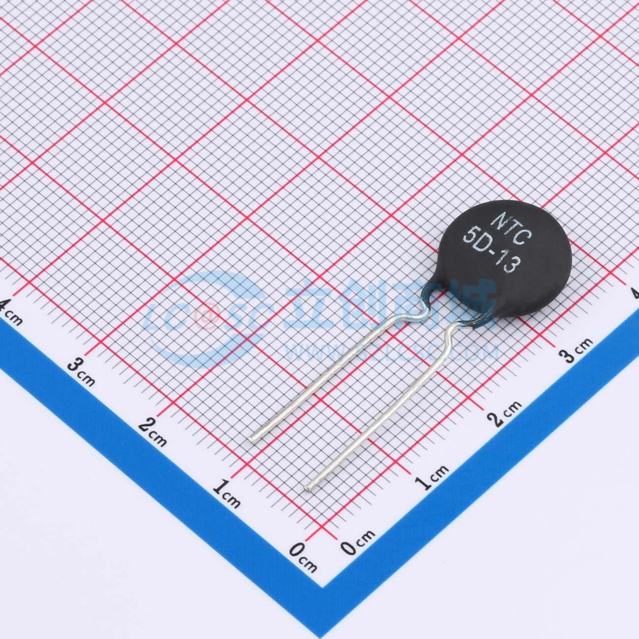 Điện trở nhiệt NTC NTC5D-13 RUILON Xuyên lỗ, P=7.5mm 5Ω - Techcore Việt Nam