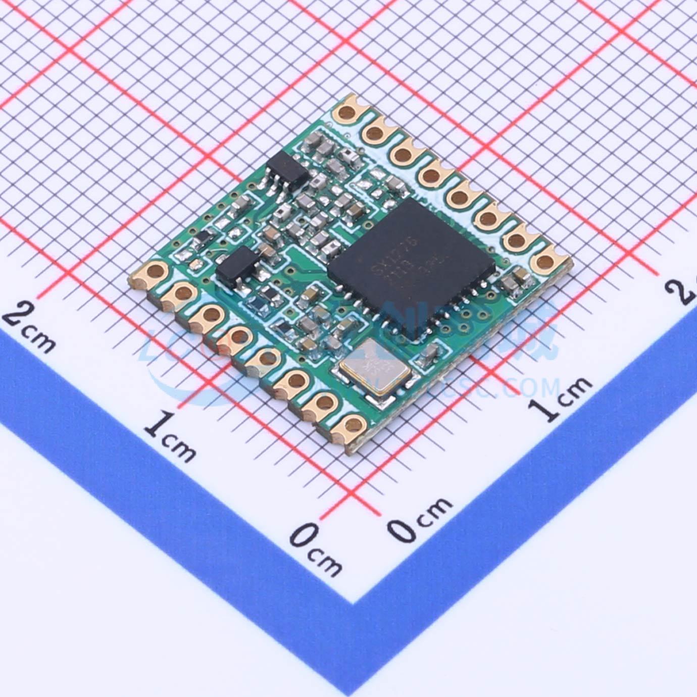Module LoRa DL-RFM95-868M DreamLNK SMD 16x16mm 868MHz - Techcore Việt Nam