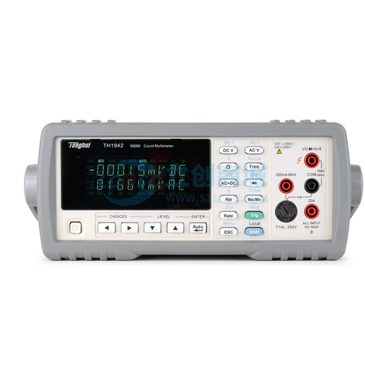 Thiết bị đo lường TH1942 Tonghui Phù hợp đo kiểm và bảo trì kỹ thuật - Techcore Việt Nam