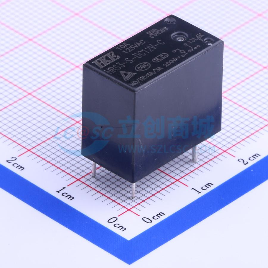 Rơ-le điện tử HRS3-S-DC12V-C HKE 12V THT,18.6x10.4mm - Techcore Việt Nam