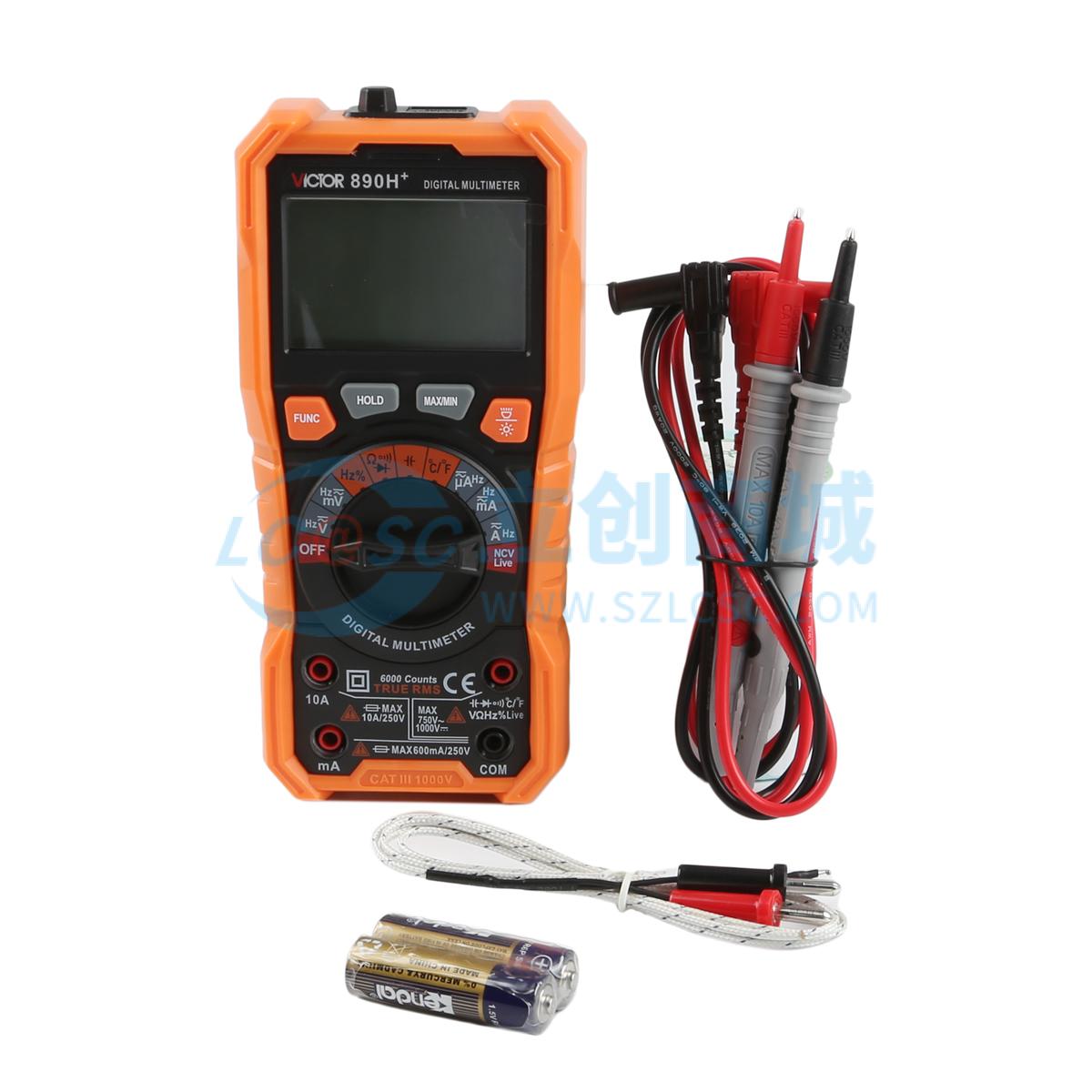 Đồng hồ vạn năng VC890H+ VICTOR NCV True RMS Dùng Cho Đo Kiểm Điện Tử - Techcore Việt Nam