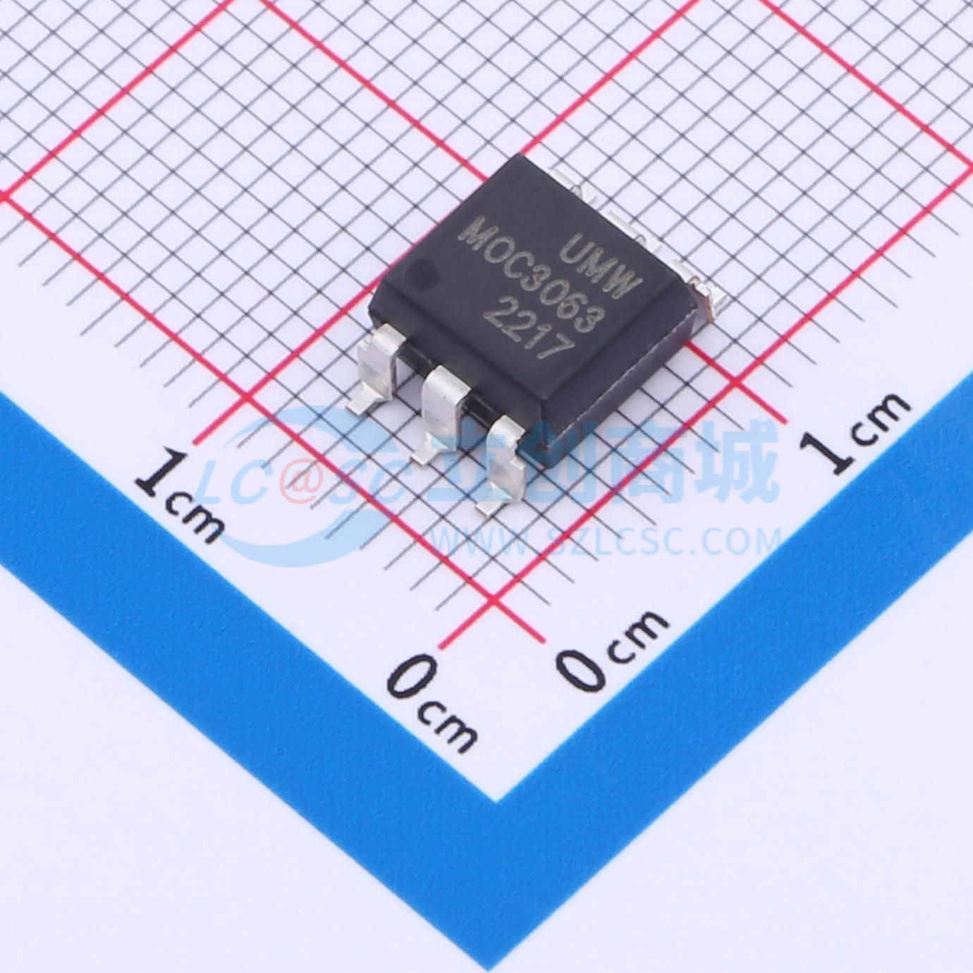 Optocoupler TRIAC MOC3063SM(UMW) SOP-6-6.5mm - Techcore Việt Nam