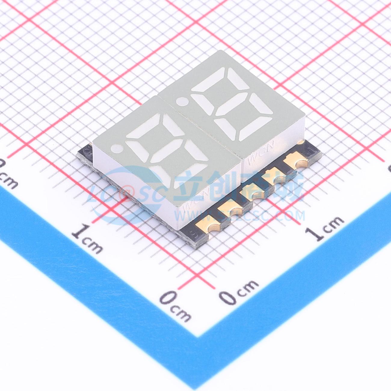 LED 7 đoạn GS2826AW-G Guangcai Display SMD - Techcore Việt Nam