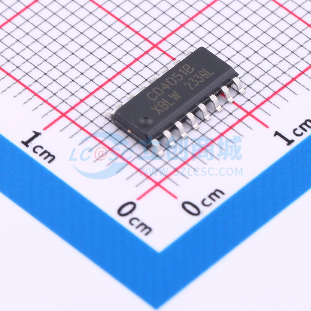 IC logic CD4051BDTR(XBLW) XBLW SOP-16 - Techcore Việt Nam