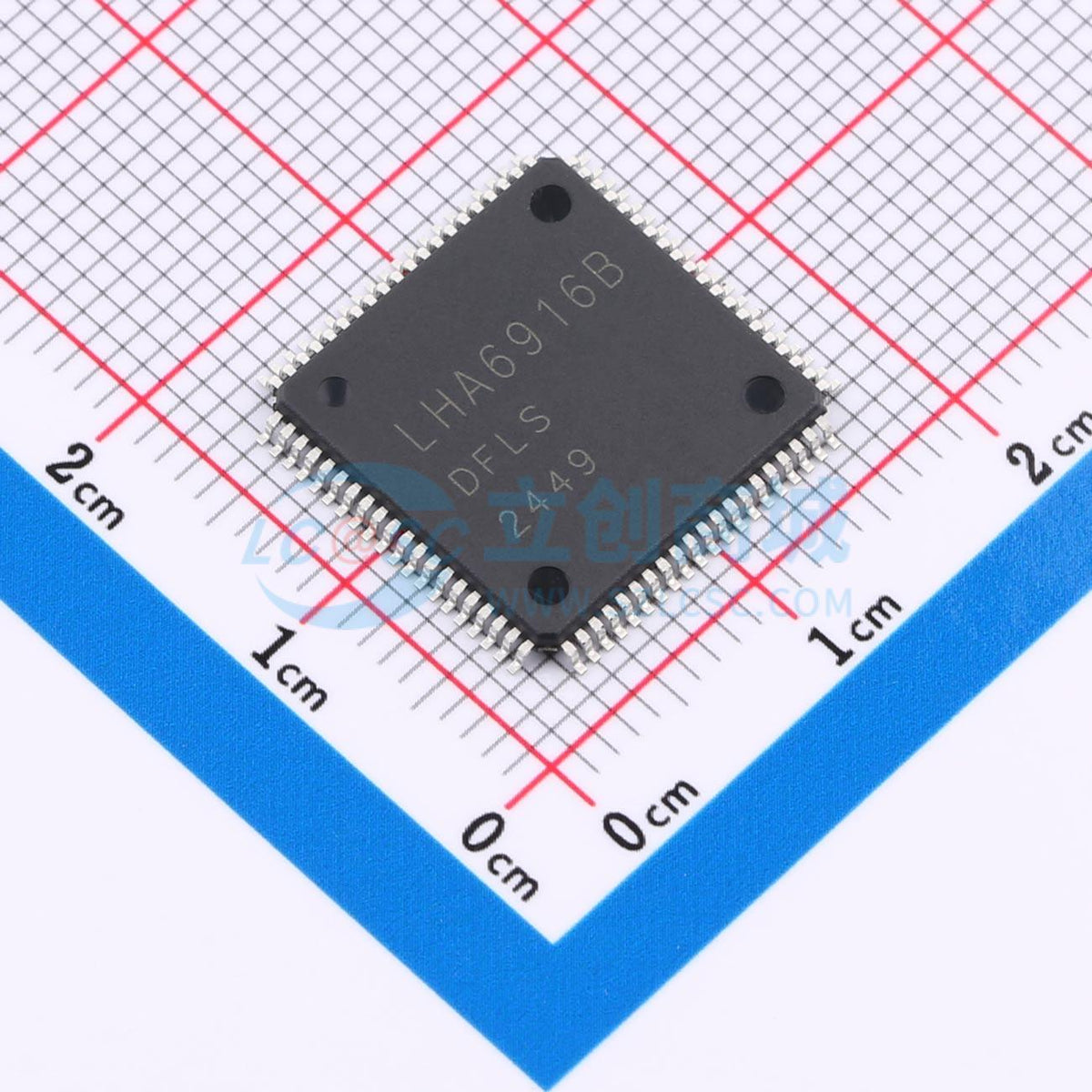 IC ADC LHA6916BDFLS LQFP-80(14x14) - Techcore Việt Nam