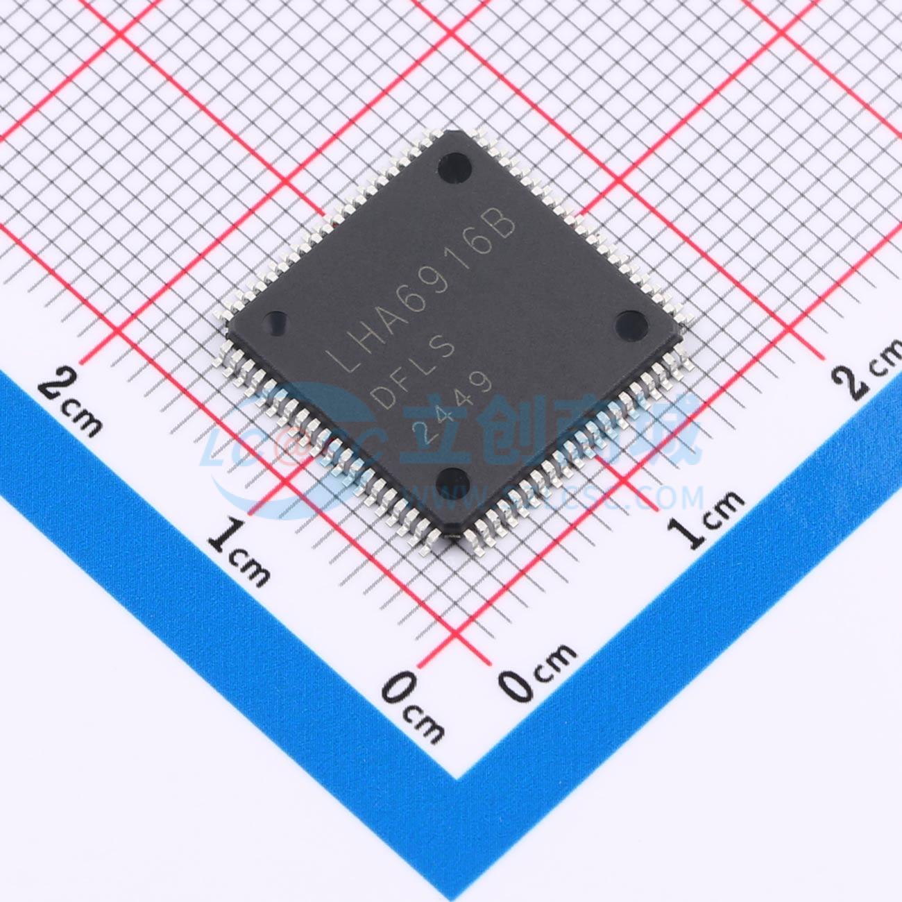 IC ADC LHA6916BDFLS LQFP-80(14x14) - Techcore Việt Nam