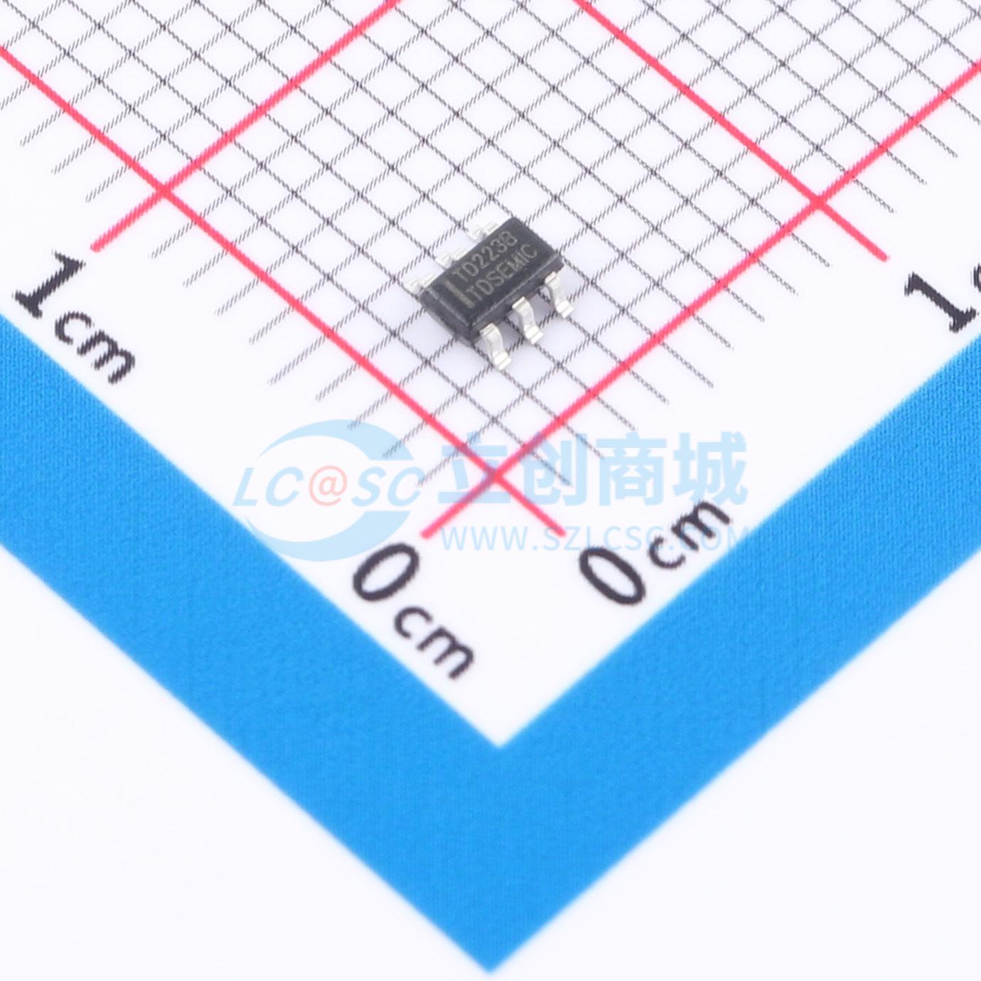 IC cảm ứng chạm TTP223-TD TDSEMIC SOT-23-6 2V~5.5V - Techcore Việt Nam