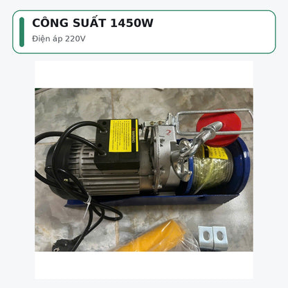 Máy Tời PA800 220V Cáp – PA800 20M + Khiển Xa – ảnh chính