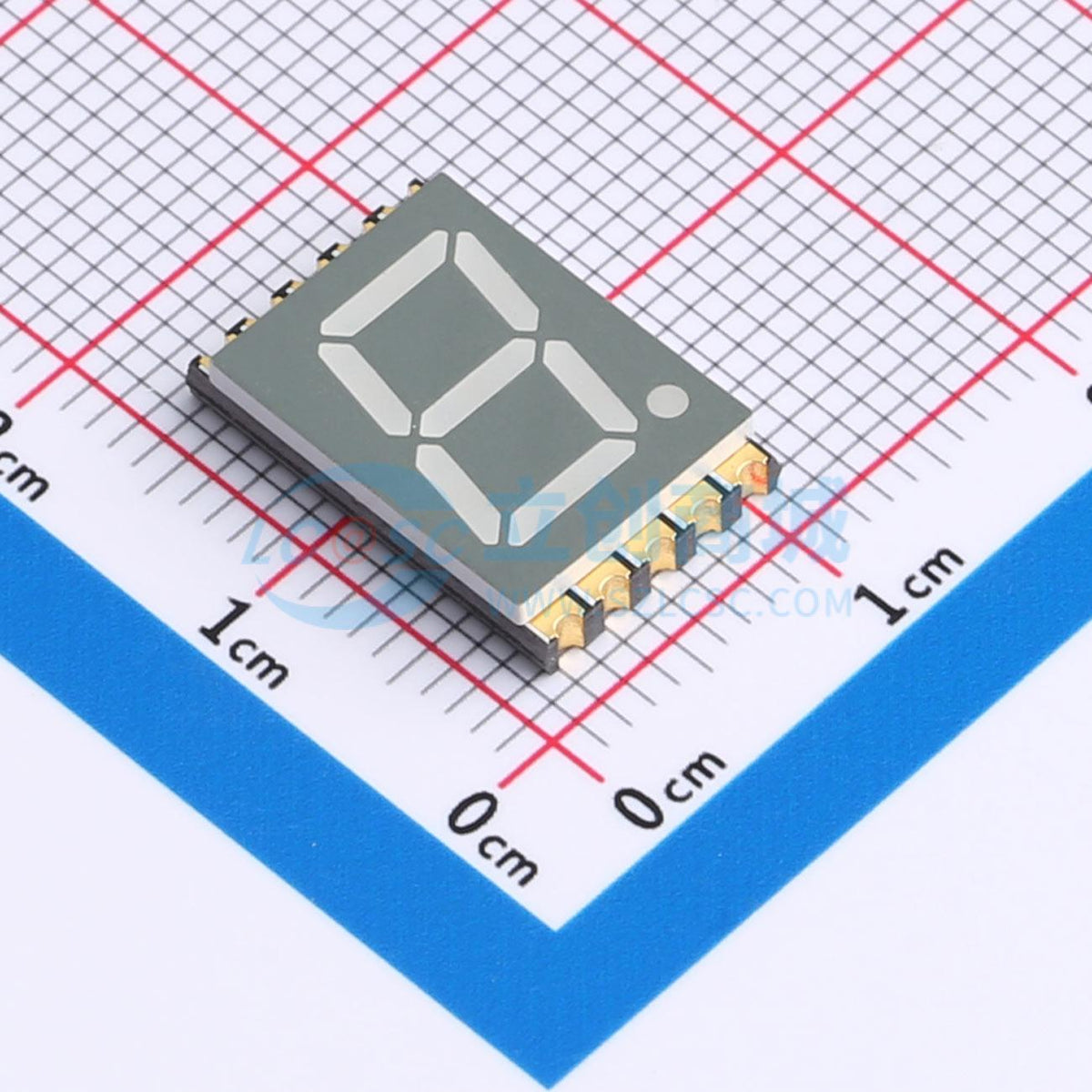LED 7 đoạn GS3912CR-G Guangcai Display SMD,15x9.8mm - Techcore Việt Nam