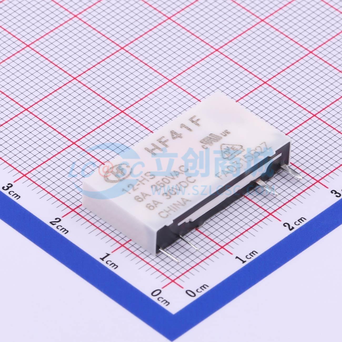 Rơ-le điện tử HF41F/12-HS HF 12V SIP,28x5mm - Techcore Việt Nam