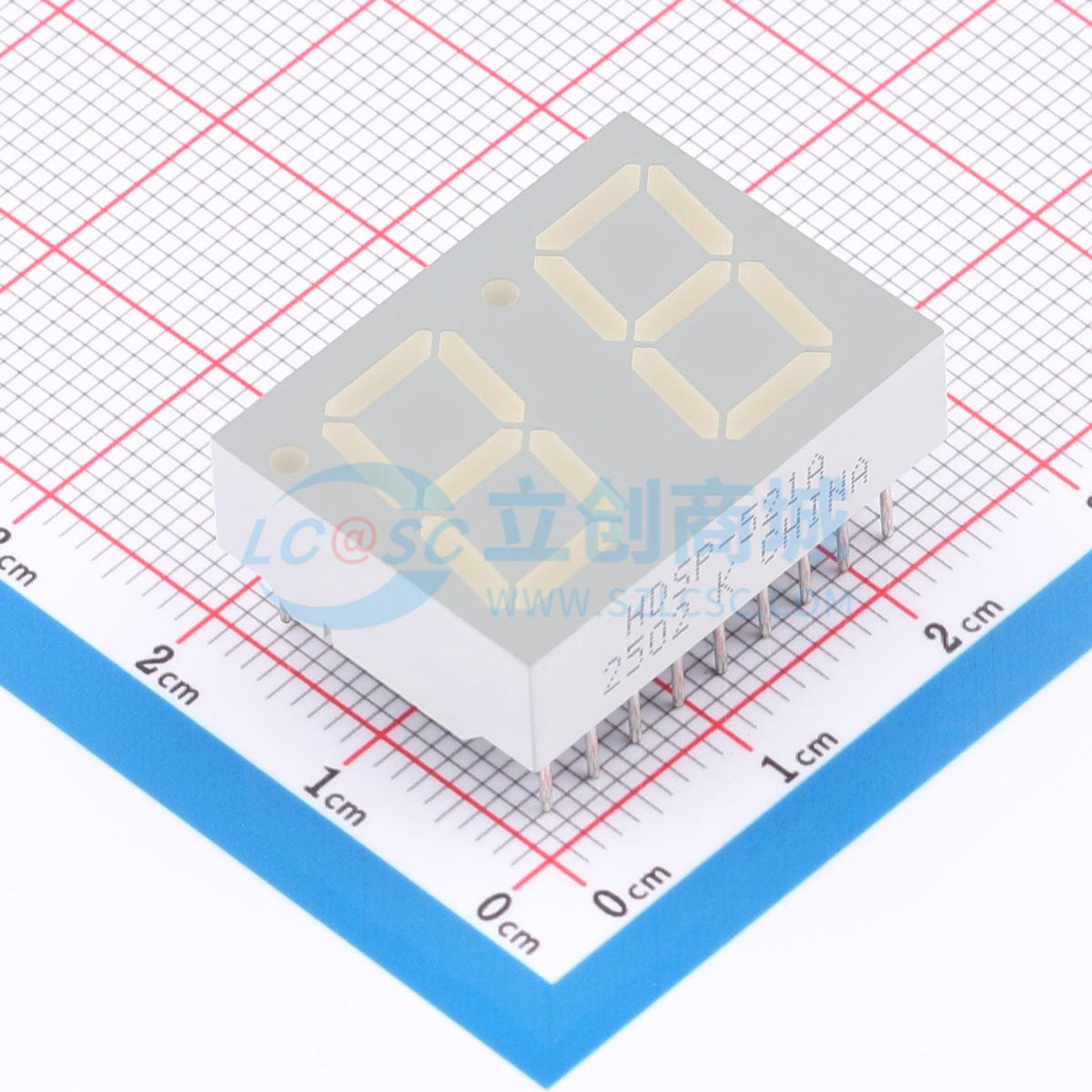 LED 7 đoạn HDSP-521A Broadcom DIP-18 Anode chung - Techcore Việt Nam