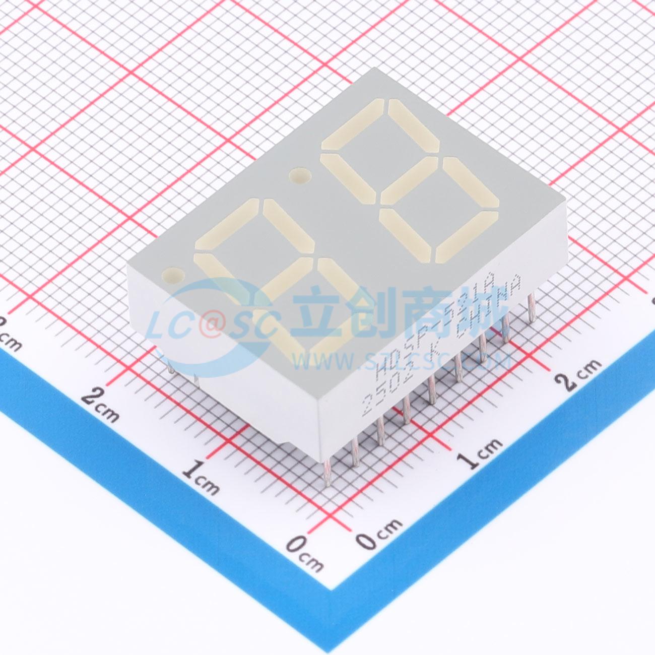 LED 7 đoạn HDSP-521A Broadcom DIP-18 Anode chung - Techcore Việt Nam